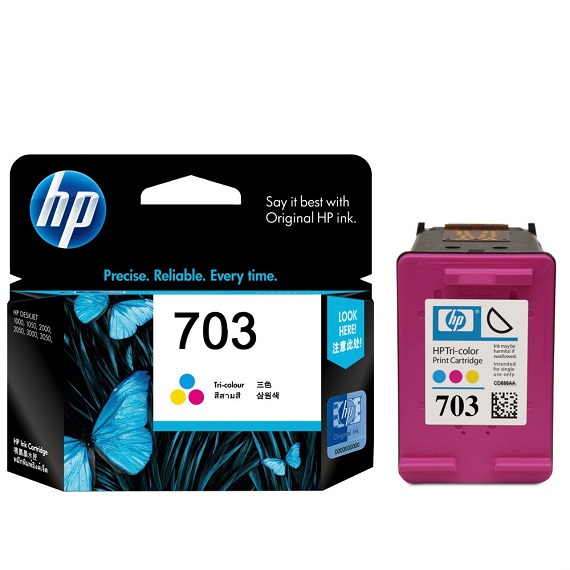 Mực in HP 703 (CD888AA) Tri-Color ink for  D730 / F735 / K209A