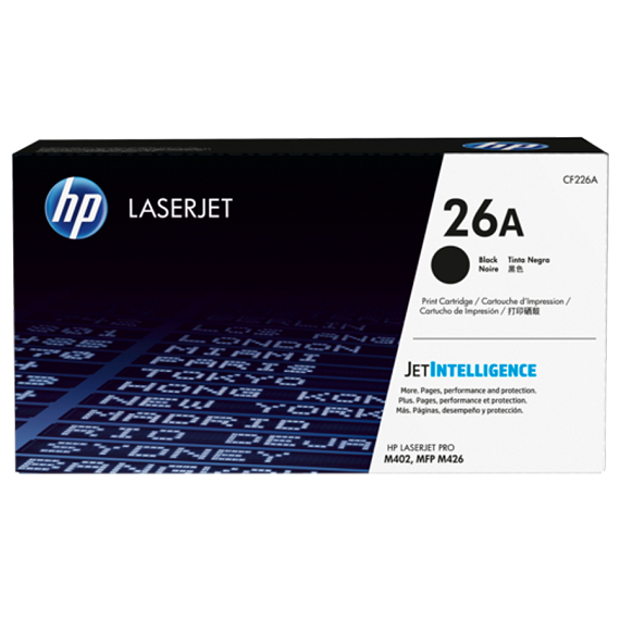 Mực in Laser đen trắng HP 26A (CF226A) dùng cho máy HP LaserJet Pro 400, M402N, M402DN, 426fdn