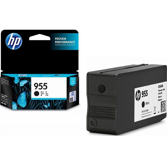 Mực in phun HP 955 (L0S60AA) màu đen dùng cho máy HP Pro 7740, 8210, 8710, 8720, 8730, 8740, 8745