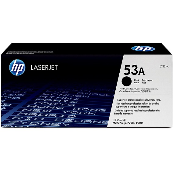 Mực in HP 53A (Q7553A) dùng cho máy HP LaserJet P2014, P2015, M2727nf