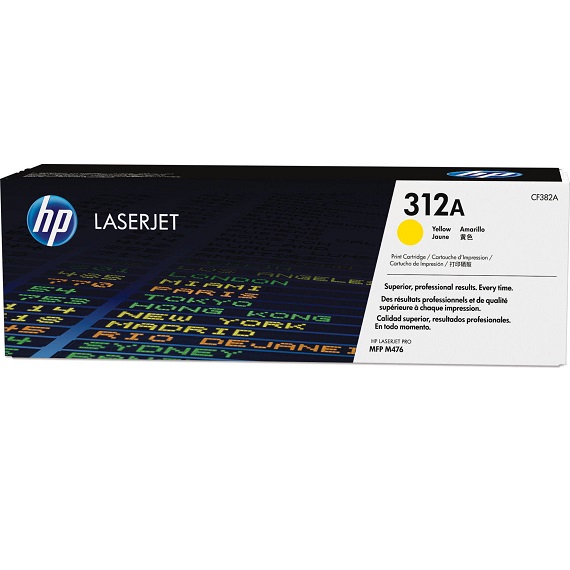 Mực in HP 312A (CF382A) màu vàng dùng cho máy HP Color LaserJet Pro MFP M476nw
