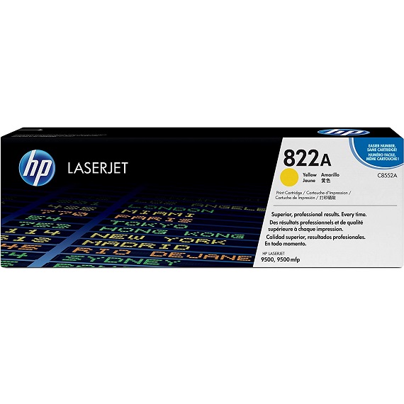 Mực in laser HP 822A (C8552A) màu vàng dùng cho máy HP 9500N , 9500HDN