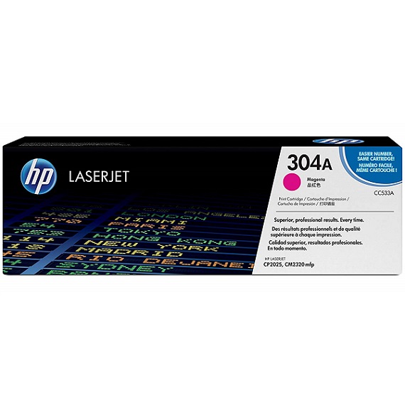 Mực in HP 304A (CC533A) màu hồng dùng cho máy HP CP2025 / M2320 MFP