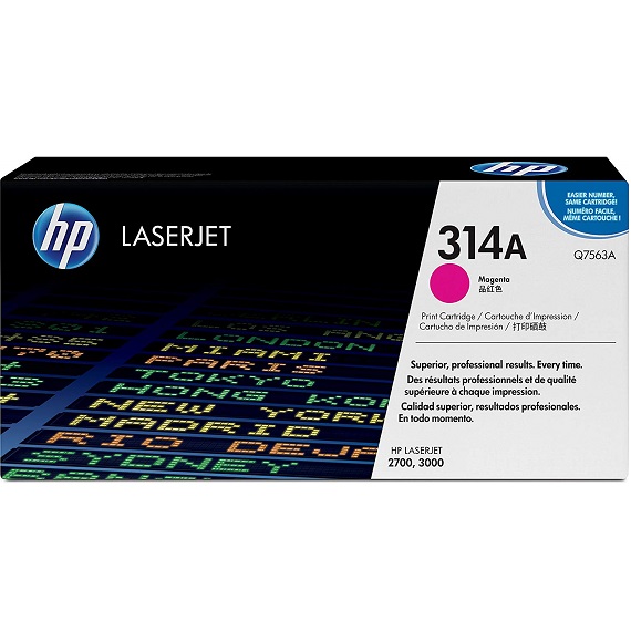 Mực in HP 314A (Q7563A) màu hồng dùng cho máy in HP Laser màu 2700 / 3000