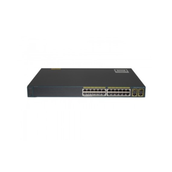 Thiết bị mạng Switch Cisco WS-C2960+24PC-L 24 10/100 PoE + 2 T/SFP LAN Base