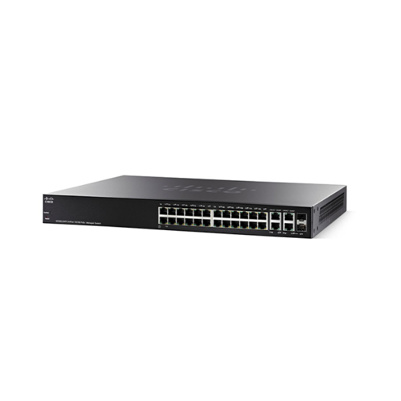 Thiết Bị Mạng Switch CISCO SF300-24PP-K9