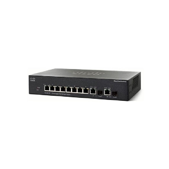 Thiết bị chia mạng Cisco SG250-10P-K9-EU 10-port Gigabit PoE Switch