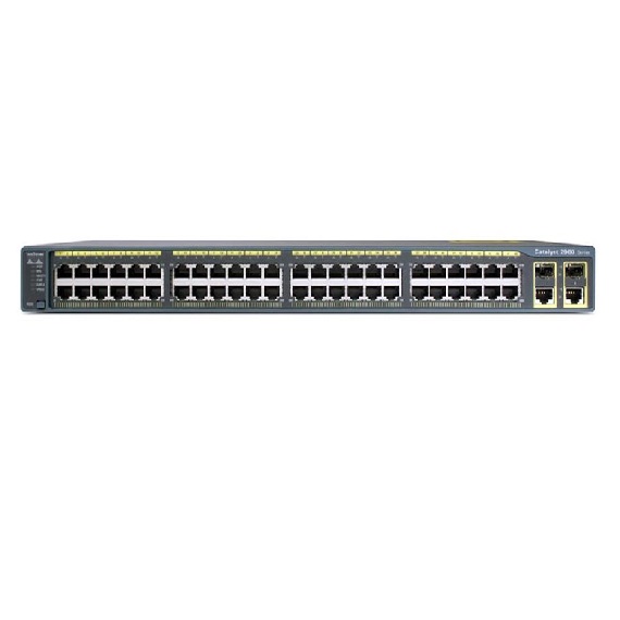 Thiết bị chia mạng Switch Cisco SF350-48P-K9-EU 48-port 10/100 POE Managed Switch