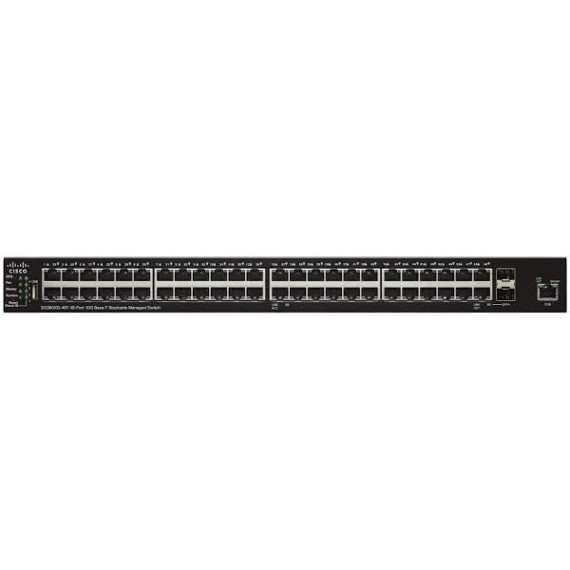 Cisco SG350X-48P 48-Port Gigabit PoE Stackable Managed Switch