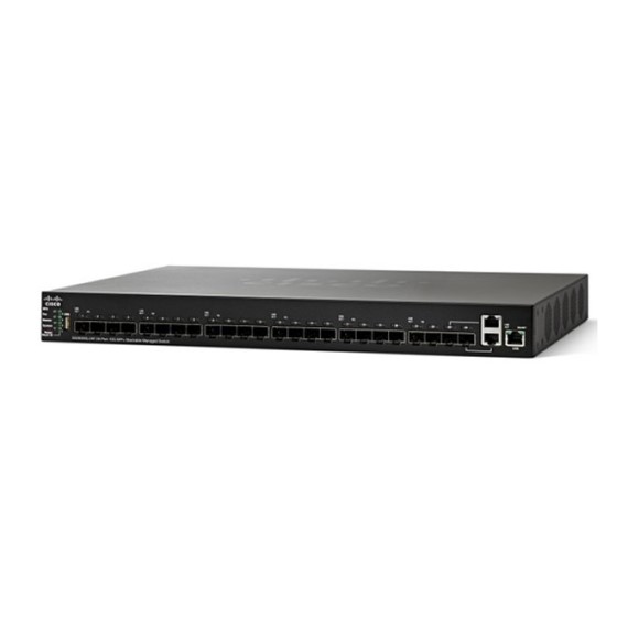 Switch Cisco SG350XG-24F 24x 10 Gigabit Ethernet SFP+, 2 x 10Gbase-T copper port (combo with 2 SFP+)