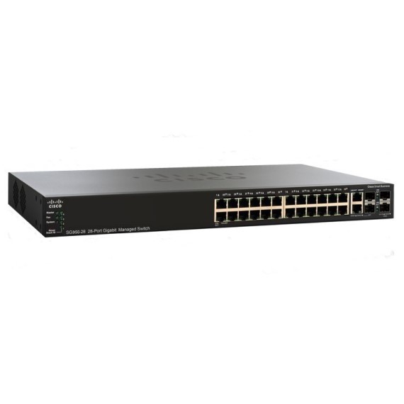 Switch Cisco SG350X-24PD 24 PoE+ Ports 375W, 4 x 10 GE Uplink