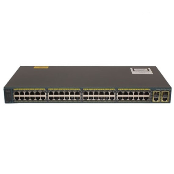 Switch Cisco WS-C2960+48TC-S 48 Ports 10/100 + 2 T/SFP LAN Lite