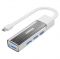 Hub chuyển Type-C sang 4 cổng USB 3.0 Unitek H1319A Trắng