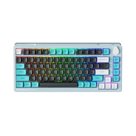 Bàn phím Gaming cơ không dây Machenike K600T-B82 Xám Xanh GR Silver Switch