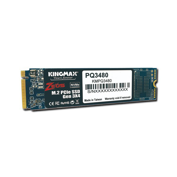 Ổ cứng gắn trong SSD Kingmax M.2 2280 PCIe NVMe Gen3x4 PQ3480 Lite 512GB