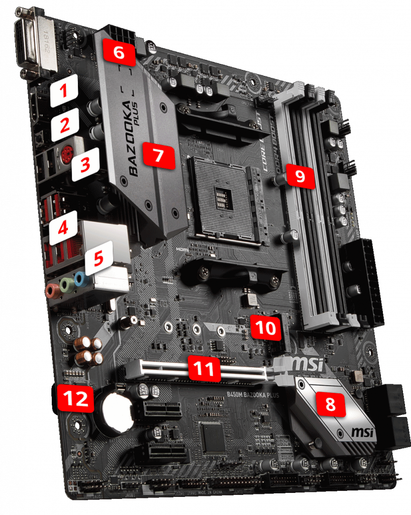 Mainboard MSI B450M Bazooka Plus