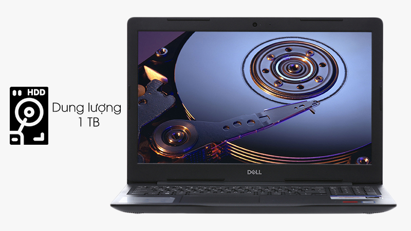 Laptop Dell Inspiron 3850 sử dụng ổ cứng HDD 1 TB 