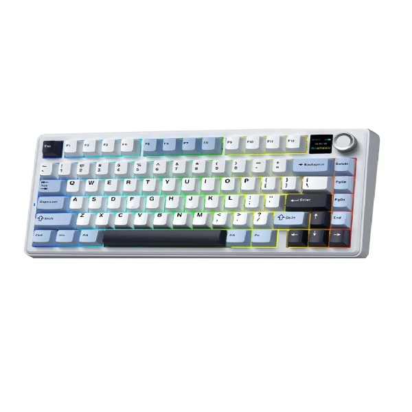 Bàn phím cơ gaming AULA F75 (Xanh - trắng - tím đậm/ Reaper switch)