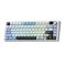 Bàn phím cơ gaming AULA F75 (Xanh - trắng - tím đậm/ Reaper switch)