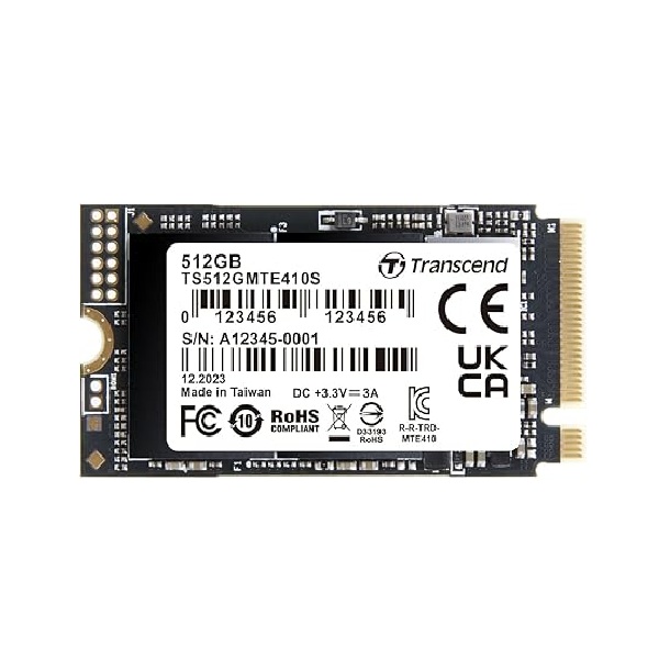Ổ cứng SSD gắn trong Transcend M.2 2242 PCIe Gen4x4 NVMe 512GB TS512GMTE410S