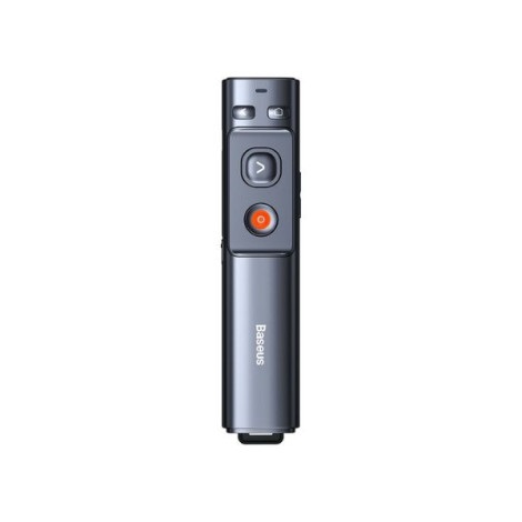 Bút trình chiếu Baseus Orange Dot Red Laser (WKCD000013) - Pin sạc