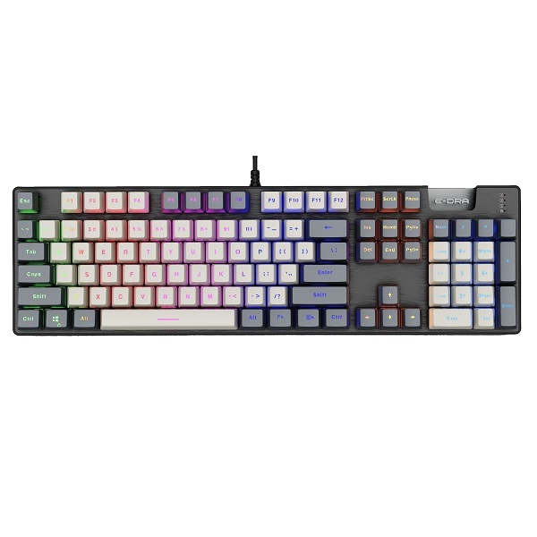 Bàn phím Gaming cơ có dây E-DRA EK312 Alpha Blue Switch