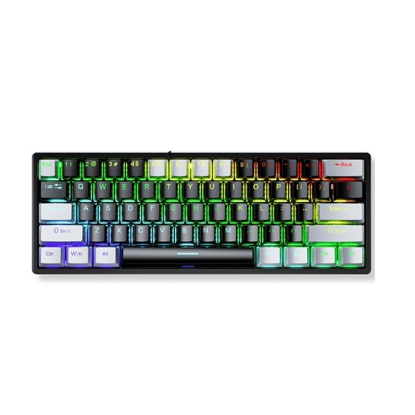 Bàn phím cơ Gaming có dây AULA F3261 màu Xám Đen
