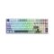 Bàn phím cơ Gaming 3 mode AULA F99 màu Xám, Trắng, Đen, Grey Wood switch