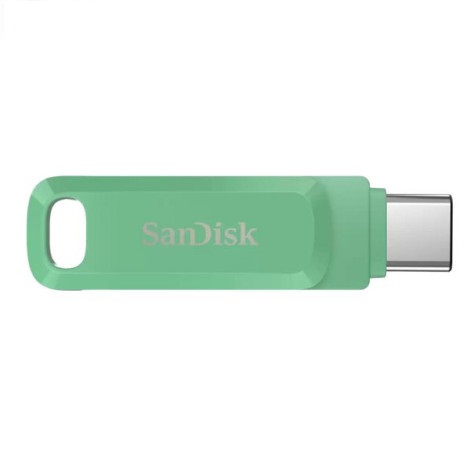 USB 256GB SanDisk Absinthe Green DDDC3 Ultra Dual Drive Go 3.1 TypeC SDDDC3-256G-G46AG