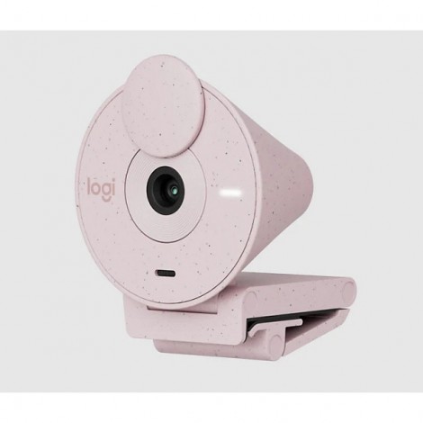 Webcam Logitech Brio 300 Full Hd Hồng (Rose)