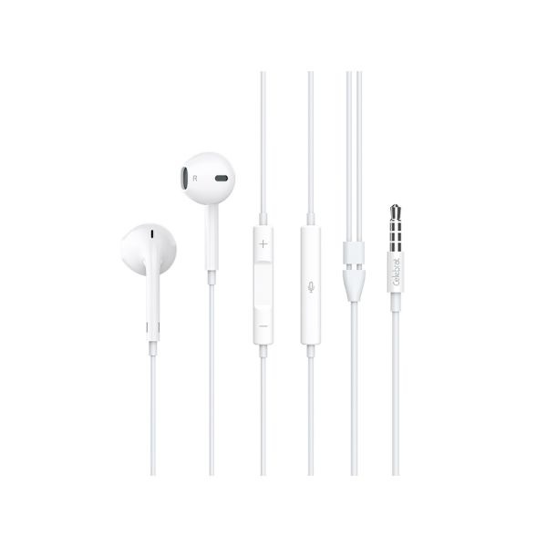 Tai nghe Yison Celebrat Wired Earphones E200 3.5mm (White)