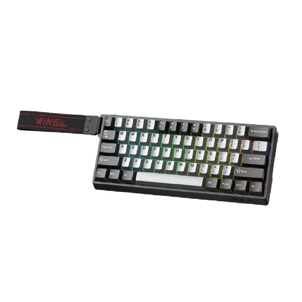 Bàn phím cơ gaming AULA WIN60HE PRO (Xám đậm - Xám nhạt/ Xingyi magnetic switch - Rapid trigger)