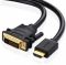 Cáp HDMI To DVI 24+1 dài 2m Chính Hãng Ugreen 10135