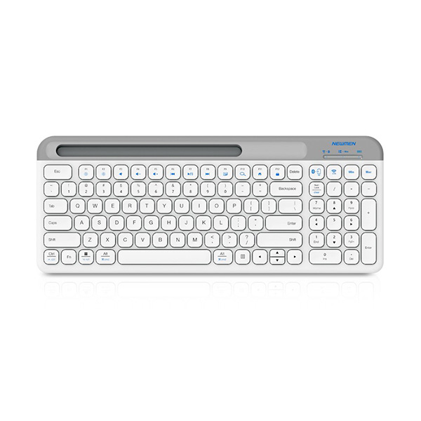 Bàn phím không dây Dualmode Newmen K10 (Trắng)