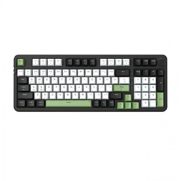 Bàn phím cơ EDRA EK398W Blueberry Linear (Black - White - Green)