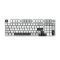 Bàn phím cơ EDRA EK398W Blueberry Linear (Gray - White - Black)