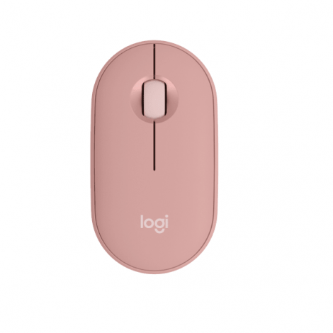 Chuột không dây Logitech Pebble Mouse 2 M350S màu hồng