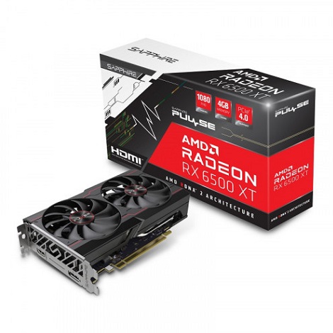 VGA SAPPHIRE PULSE AMD Radeon™ RX 6500 XT 4GB GDDR6