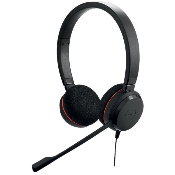 Tai nghe call center Jabra Evolve 20 Stereo (chuẩn USB-A và USB-C, 2 tai)