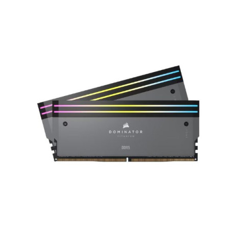 Ram Desktop Corsair Dominator Titanium RGB Led Grey 64GB DDR5 Bus 6000MT/s CMP64GX5M2B6000Z30