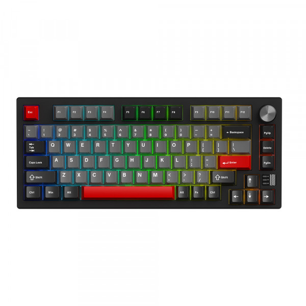 Bàn phím cơ Gaming Triple mode Dareu EK75 PRO AL (Đen đỏ)