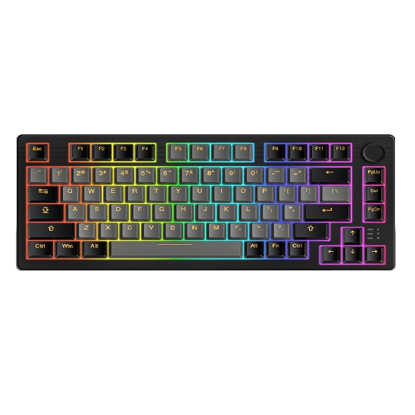 Bàn phím cơ Gaming Triple mode Dareu EK75 PRO (Xám đen vàng)