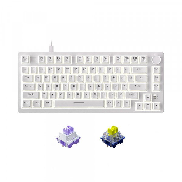 Bàn phím cơ Gaming Dareu EK75 (Trắng)