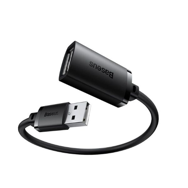 Cáp USB 3.0 nối dài Baseus AirJoy dài 5m Cluster Black B00631103111-05