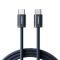 Cáp sạc nhanh Type-C to Type-C Baseus Dynamic 100W dài 1m P10381400121-00 Dark Blue