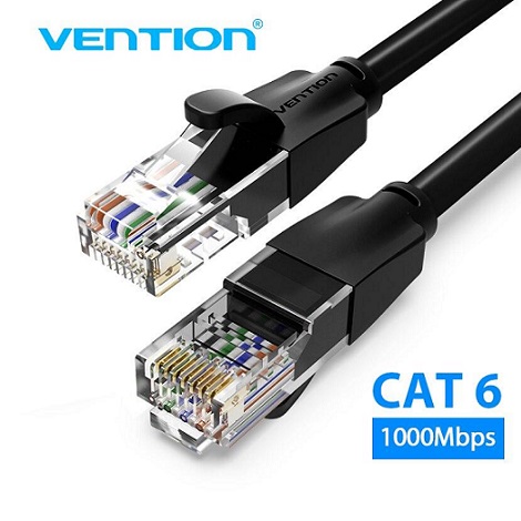 Cáp mạng đầu đúc Cat6 UTP Vention 10m IBEBL