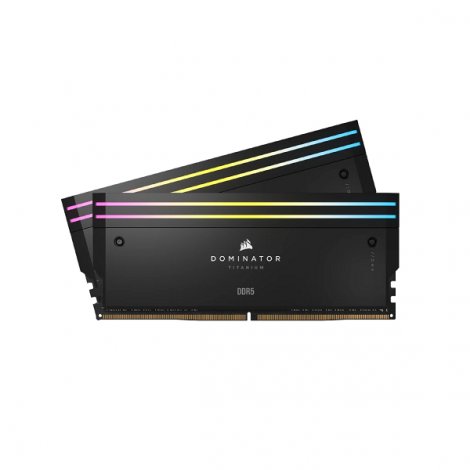 Ram Desktop Corsair Dominator Titanium RGB 64GB DDR5 Bus 6400MT/s CMP64GX5M2B6400C32
