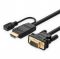 Cáp chuyển HDMI sang VGA dài 3m Ugreen 30451