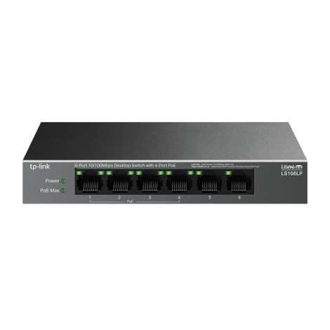 Switch PoE TP-Link LS106LP (6 port/ 10/100 Mbps)