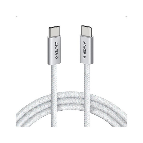 Cáp sạc nhanh Type C sang Type C Anker Zolo A8060 240W 1m A8060H21 AKA8060-WH Trắng